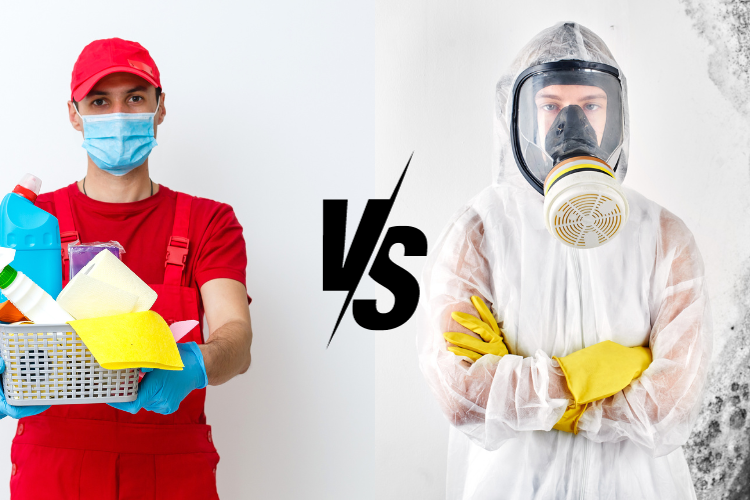 amature vs professional mold removal