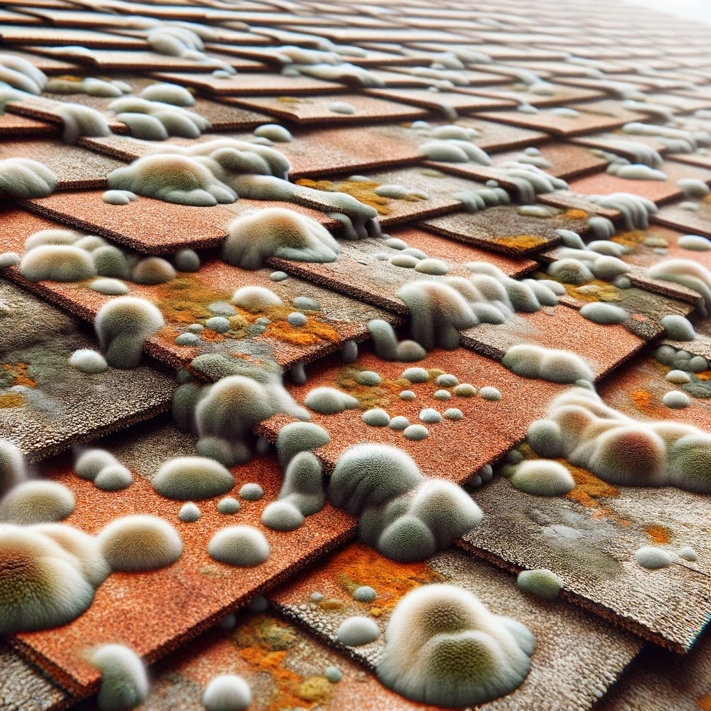 Moldy shingles